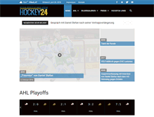 Tablet Screenshot of hockey24.at